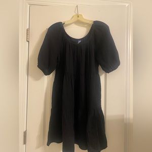 Black babydoll Old Navy dress